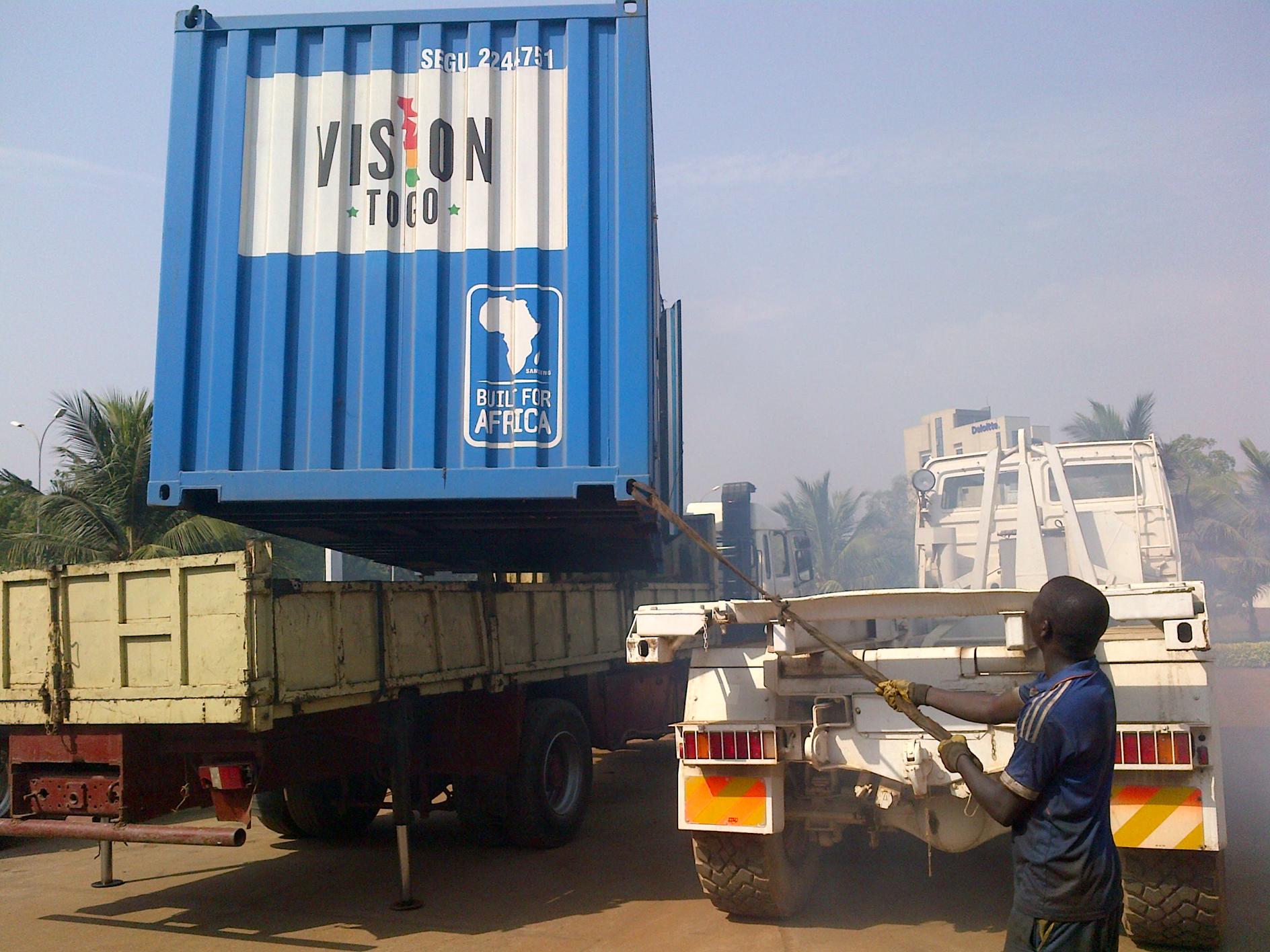 Equipment in transit — Built for Africa